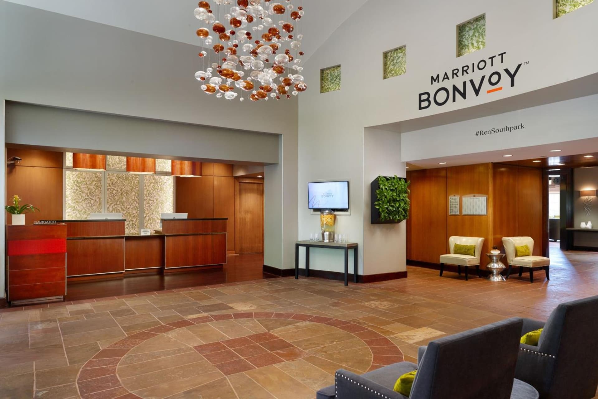 Renaissance Charlotte SouthPark Hotel interior in Charlotte, NC — gallery photo 2