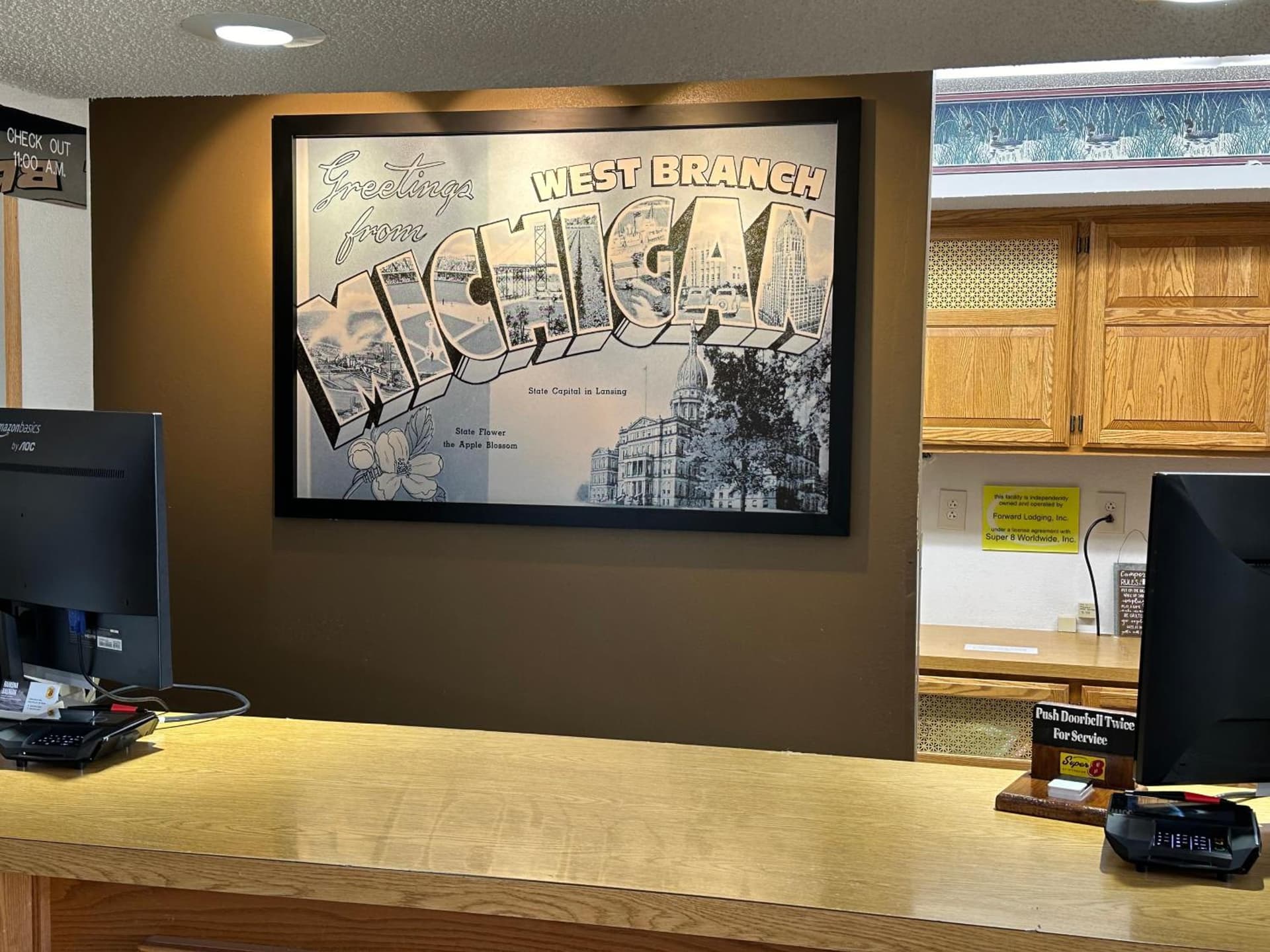 Super 8 by Wyndham West Branch interior in West Branch, MI — gallery photo 2