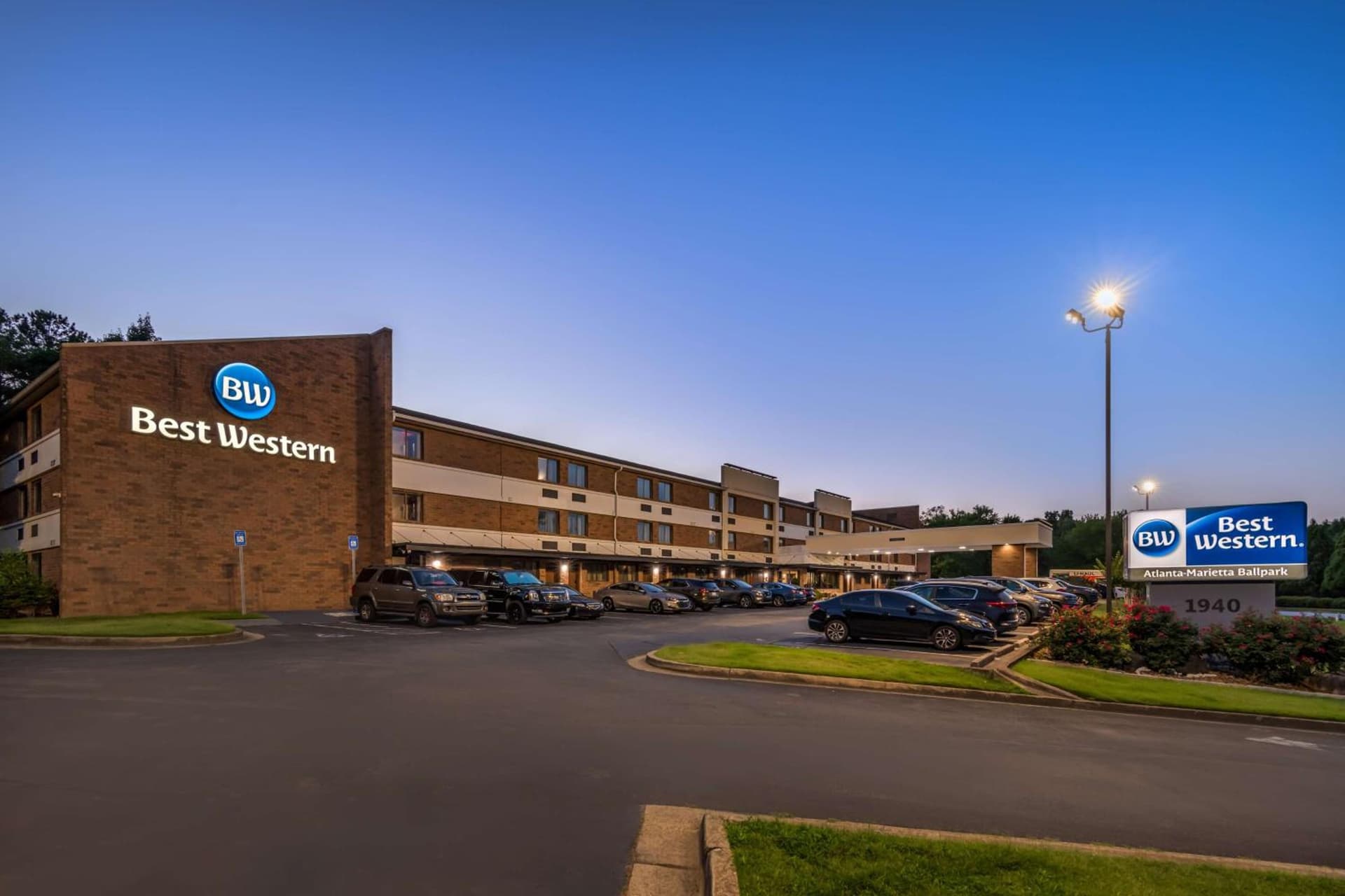 Best Western Atlanta-Marietta Ballpark Hotel exterior or lobby in Atlanta, GA — main listing photo