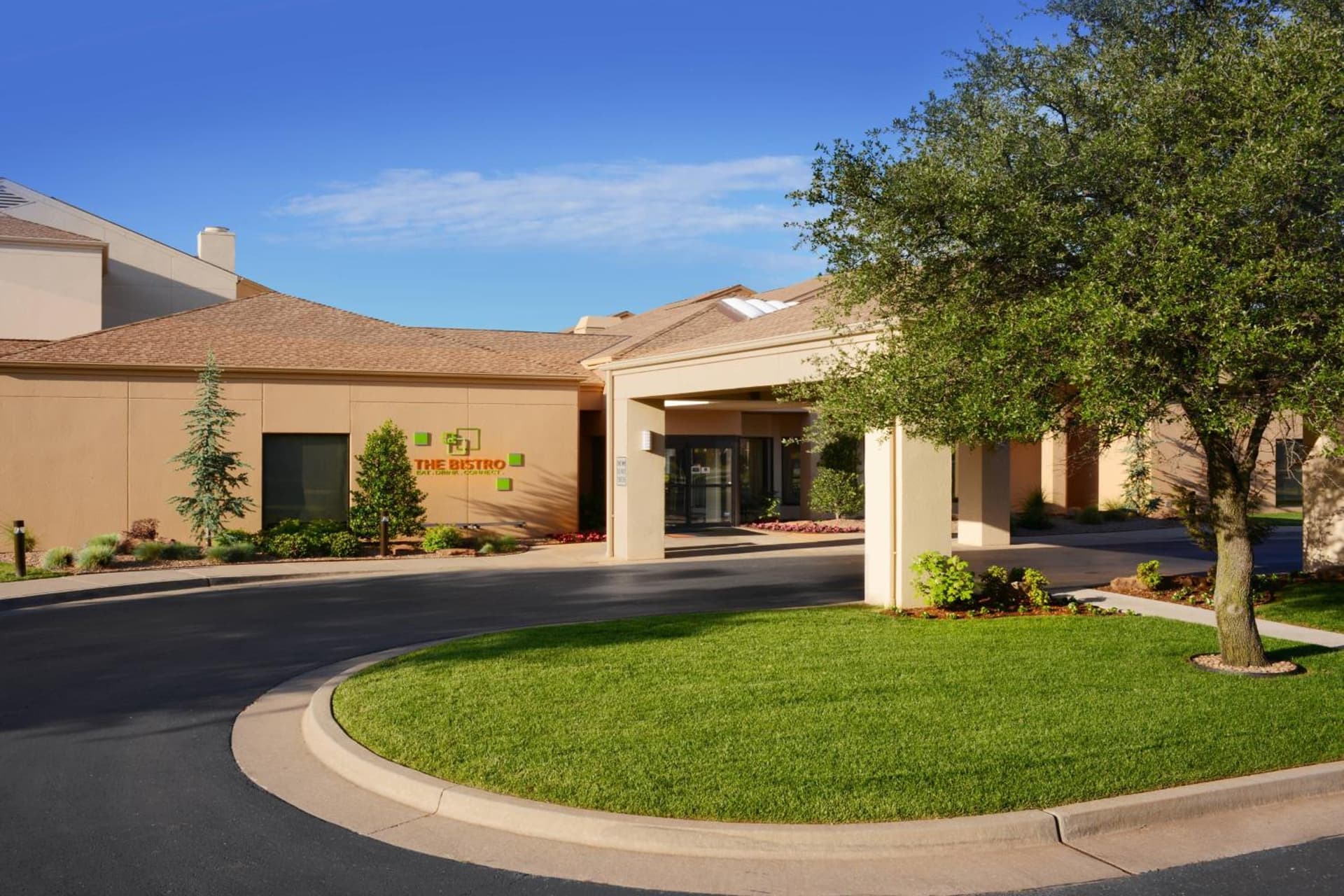 Courtyard by Marriott Oklahoma City Airport featured exterior or lobby in Oklahoma City, OK — similar hotel
