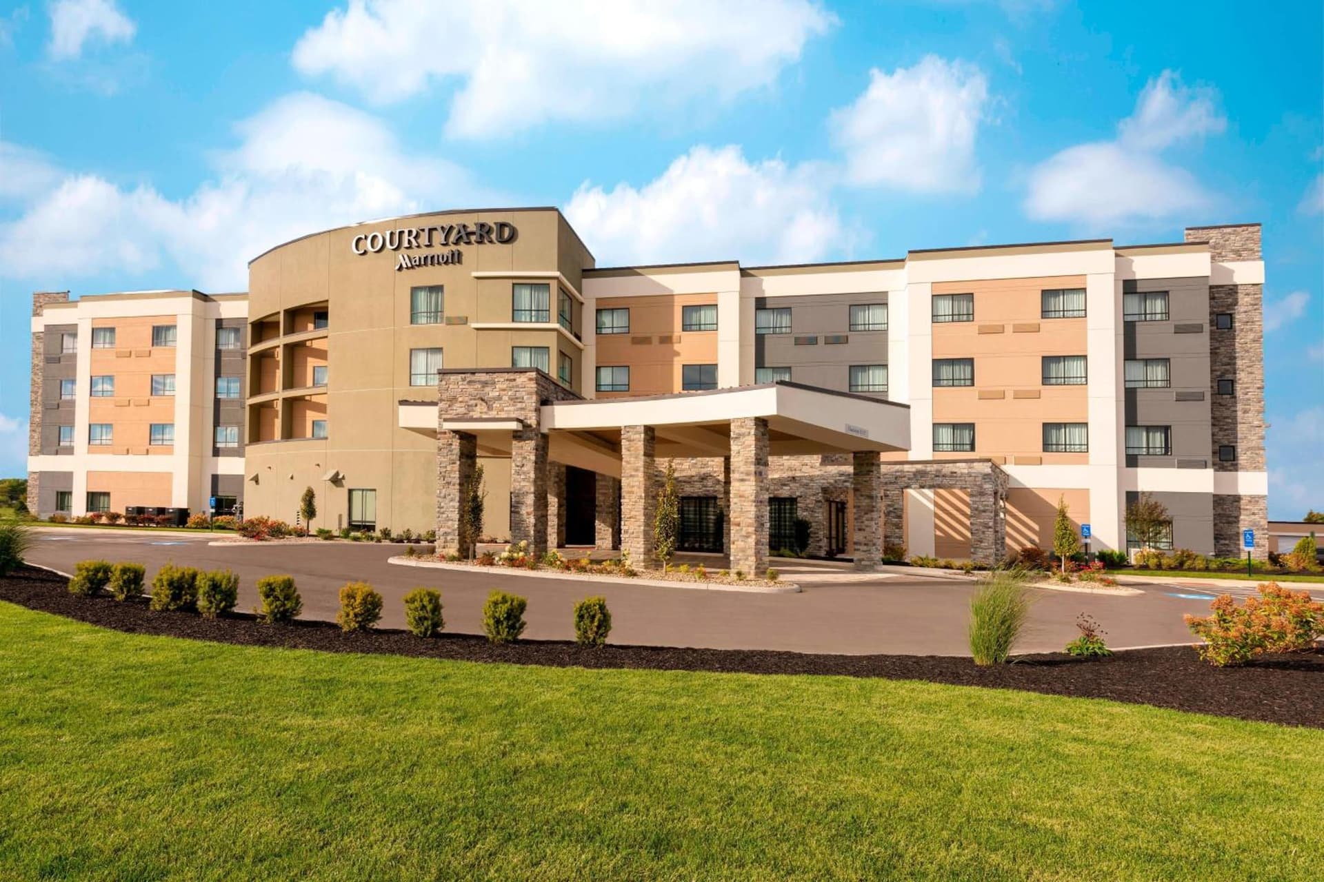 Courtyard by Marriott Cleveland Elyria featured exterior or lobby in Elyria, OH — similar hotel
