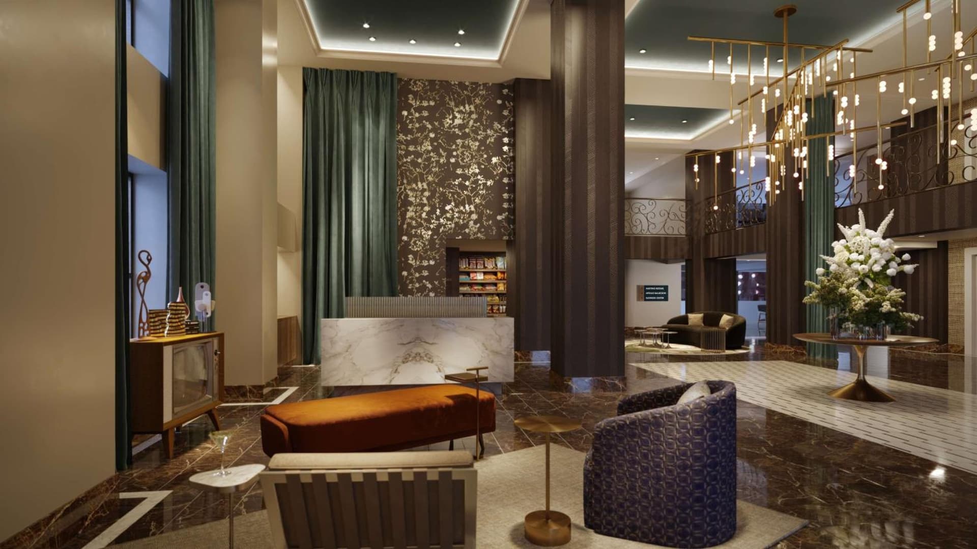 The American Hotel Atlanta Downtown, Tapestry Collection by Hilton interior in Atlanta, GA — gallery photo 2