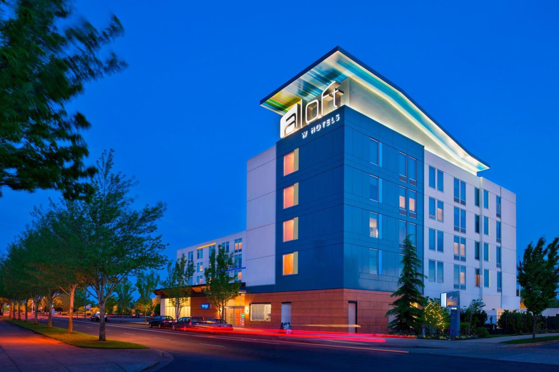 Aloft by Marriott Portland Airport at Cascade Station featured exterior or lobby in Portland, OR — similar hotel
