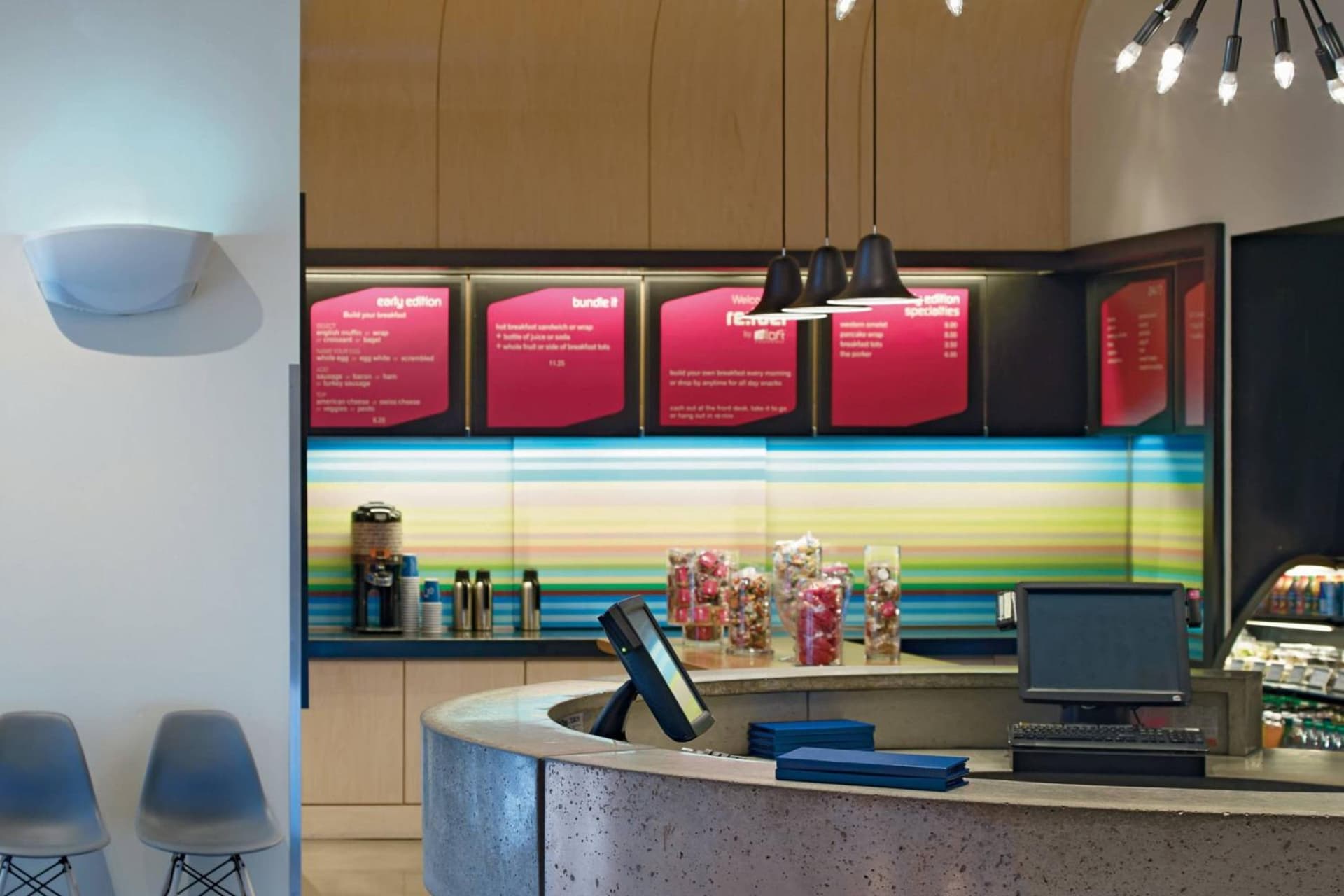 Aloft Harlem exterior or lobby in New York, NY — main listing photo