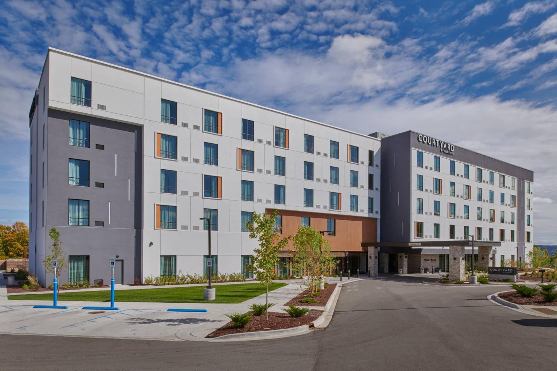 Courtyard by Marriott Petoskey at Victories Square featured exterior or lobby in Petoskey, MI — similar hotel