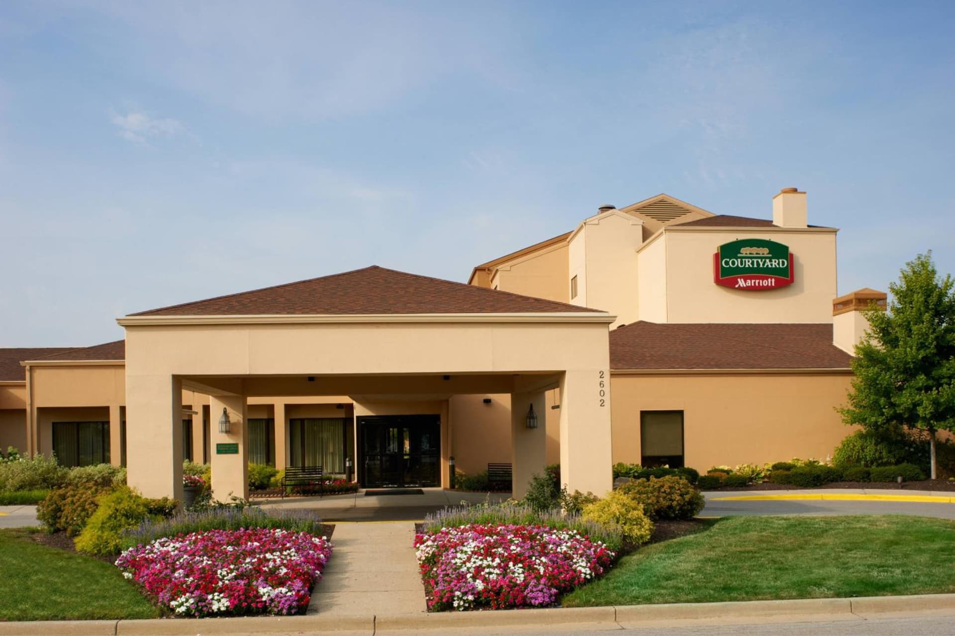 Courtyard by Marriott Indianapolis Airport featured exterior or lobby in Indianapolis, IN — similar hotel