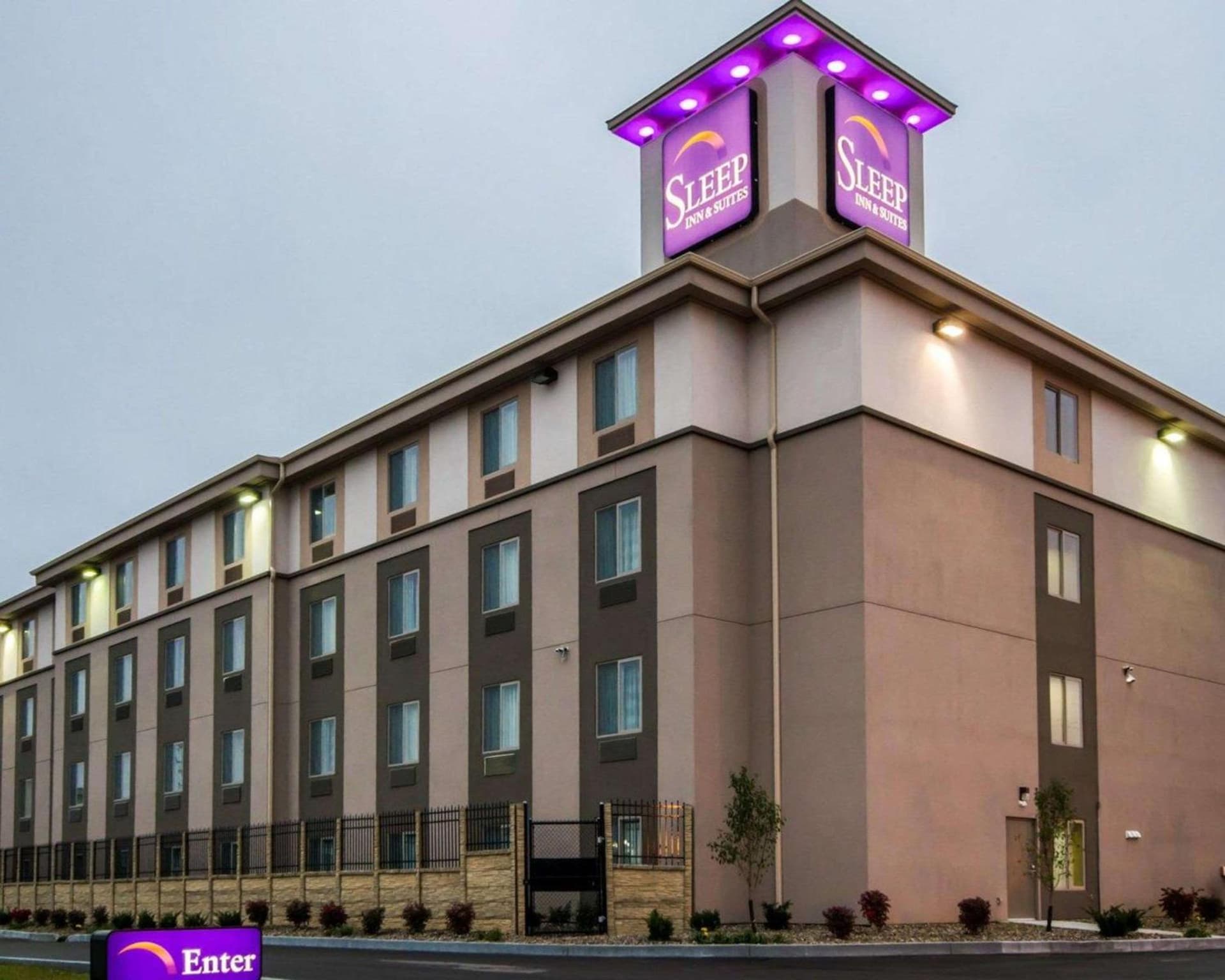 Sleep Inn & Suites And Conference Center Downtown featured exterior or lobby in Indianapolis, IN — similar hotel
