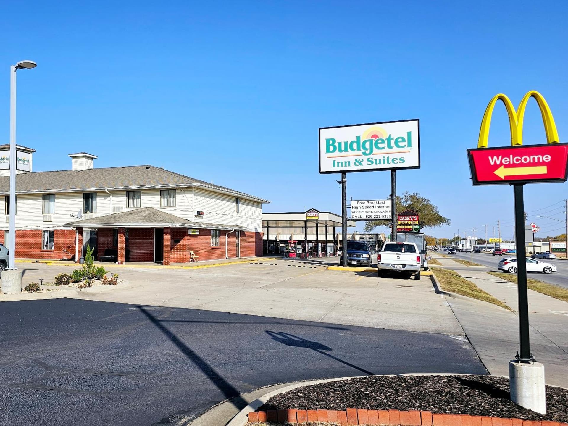 Budgetel inn & Suites featured exterior or lobby in Fort Scott, KS — similar hotel