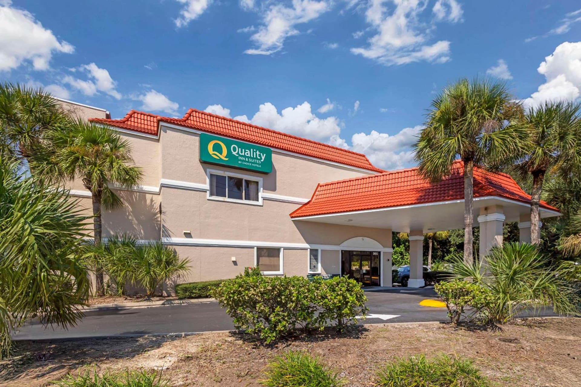 Quality Inn & Suites St Augustine Beach Area featured exterior or lobby in Saint Augustine Beach, FL — similar hotel