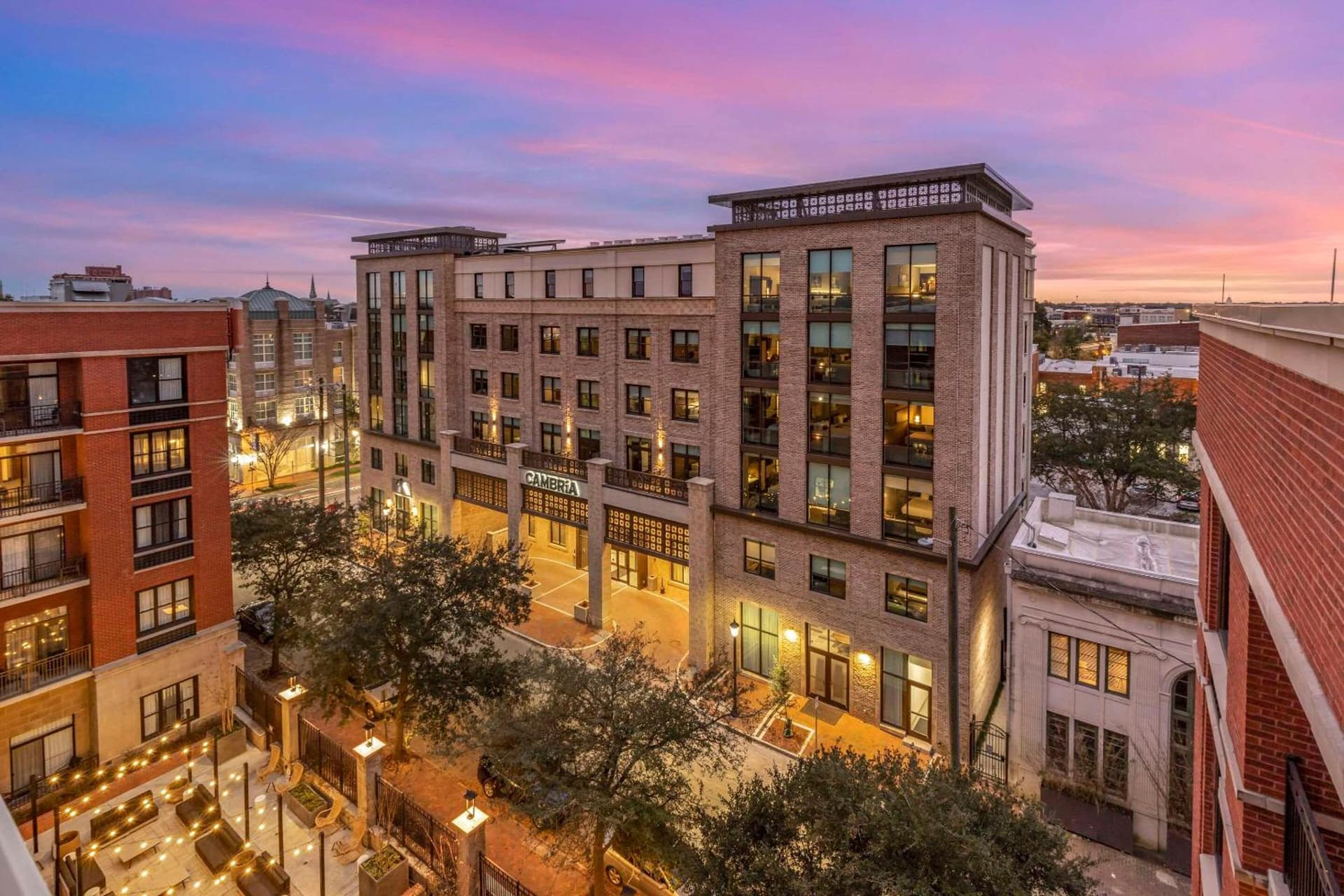 Cambria Hotel Savannah Downtown Historic District exterior or lobby in Savannah, GA — main listing photo