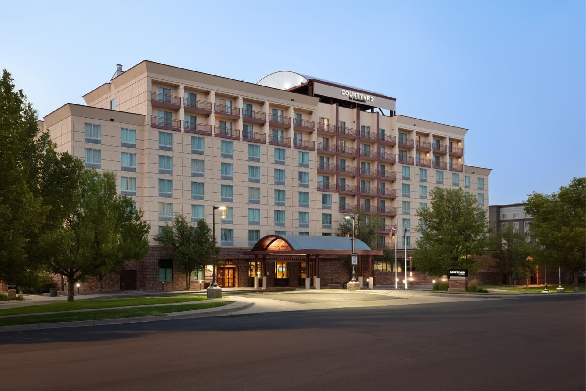 Courtyard by Marriott Denver Airport featured exterior or lobby in Denver, CO — similar hotel