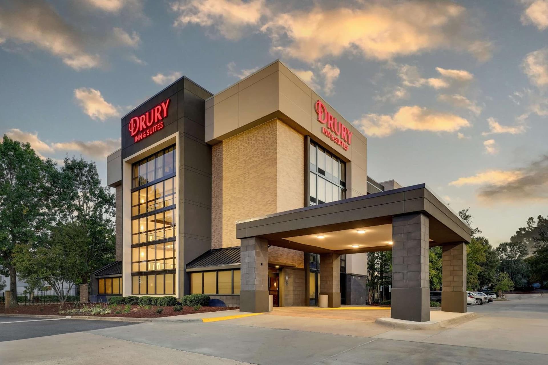 Drury Inn & Suites Charlotte University Place featured exterior or lobby in Charlotte, NC — similar hotel