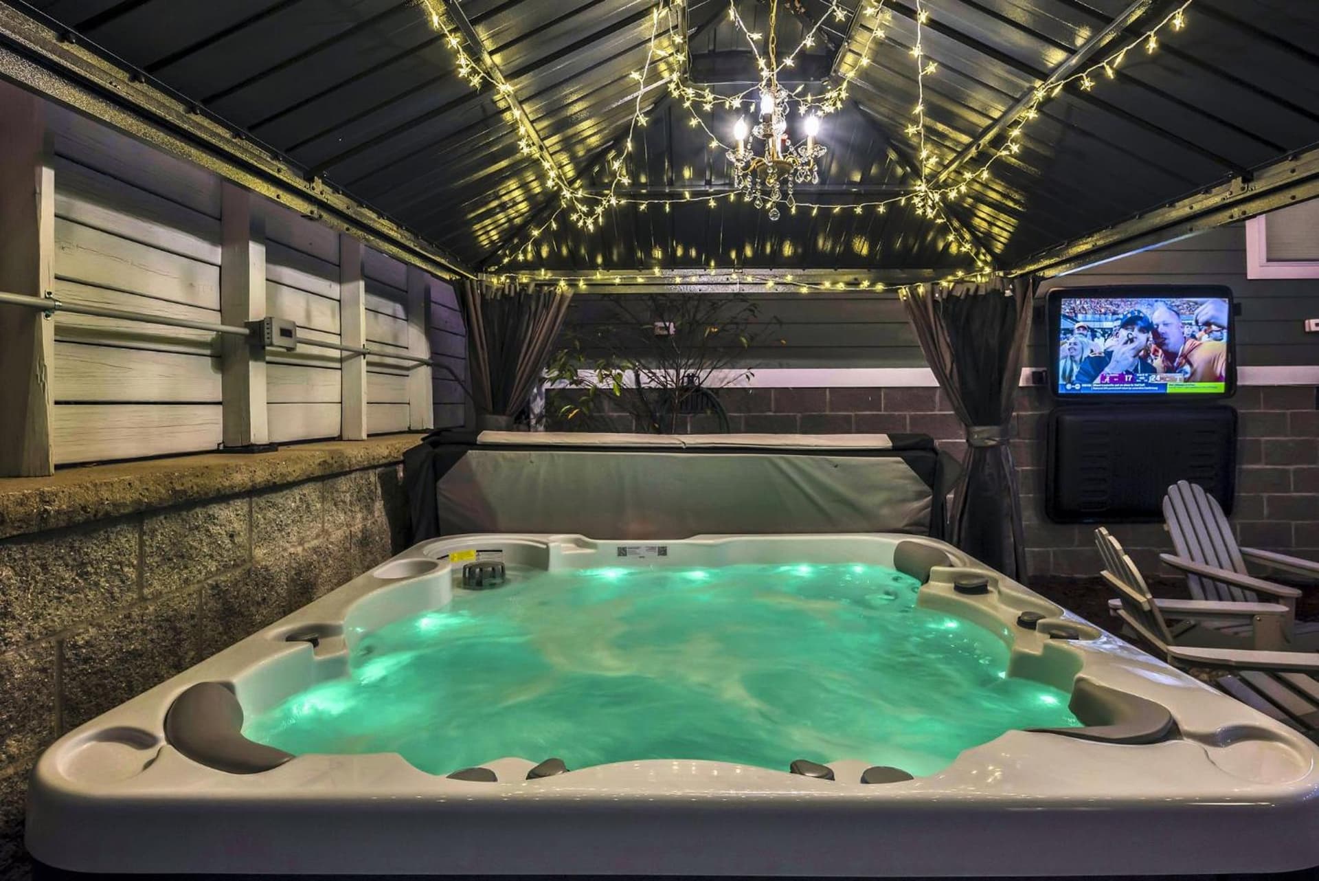 Greenwood Guest House with Covered Hot Tub, Fire pit, and Outdoor TV! interior in Nashville, TN — gallery photo 2