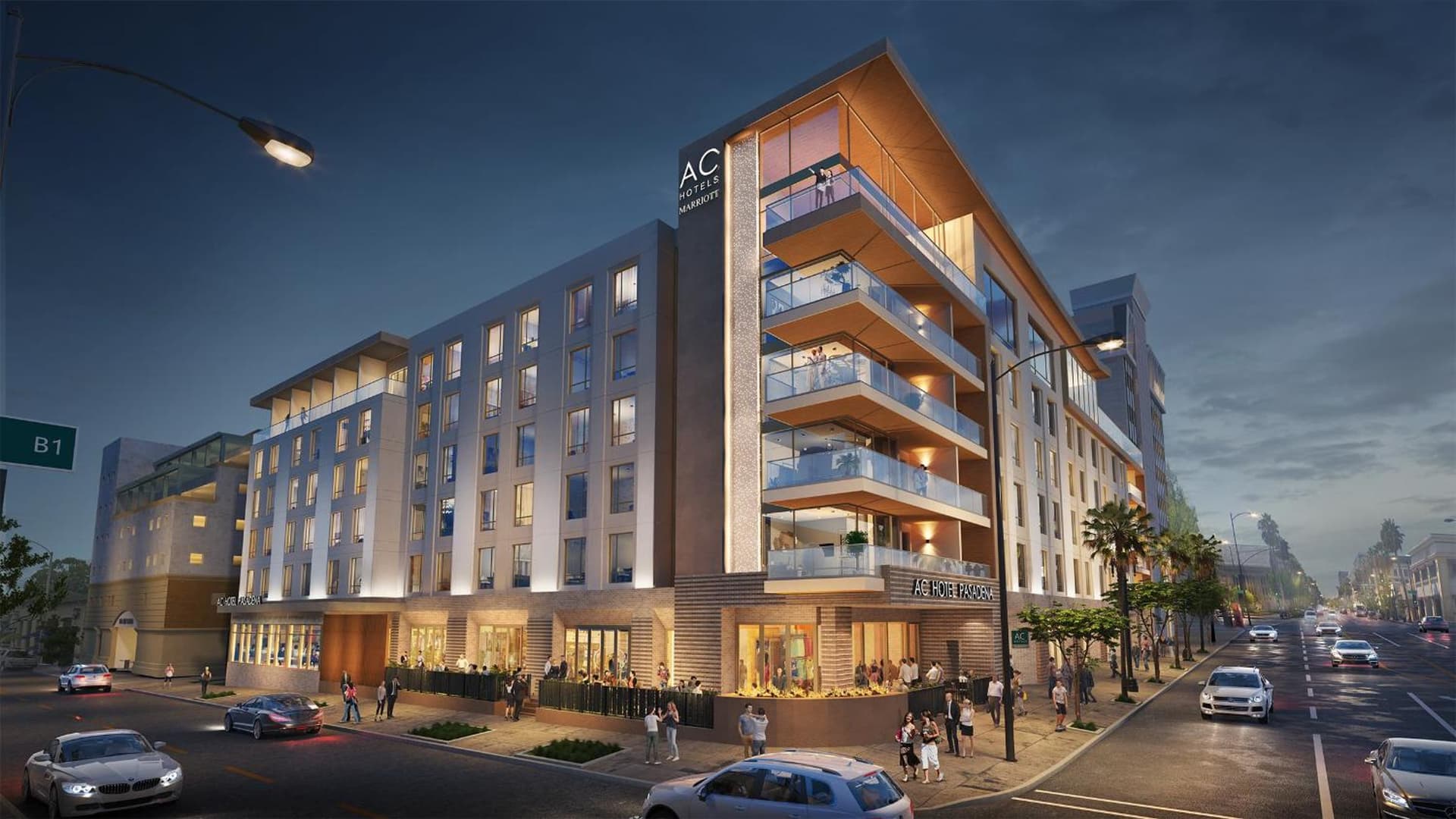 AC Hotel by Marriott Pasadena interior in Pasadena, CA — gallery photo 2