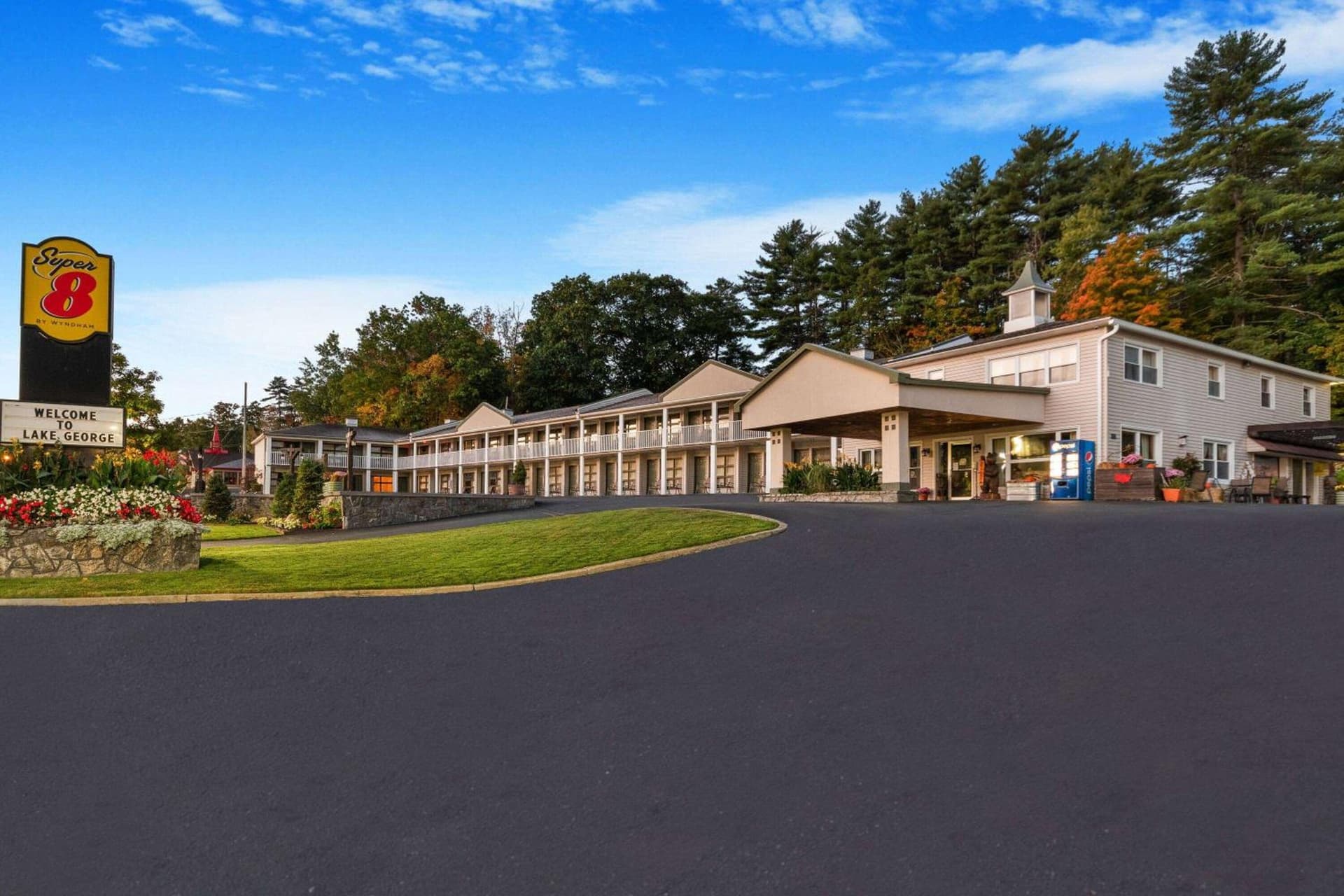 Super 8 by Wyndham Lake George/Downtown featured exterior or lobby in Lake George — similar hotel