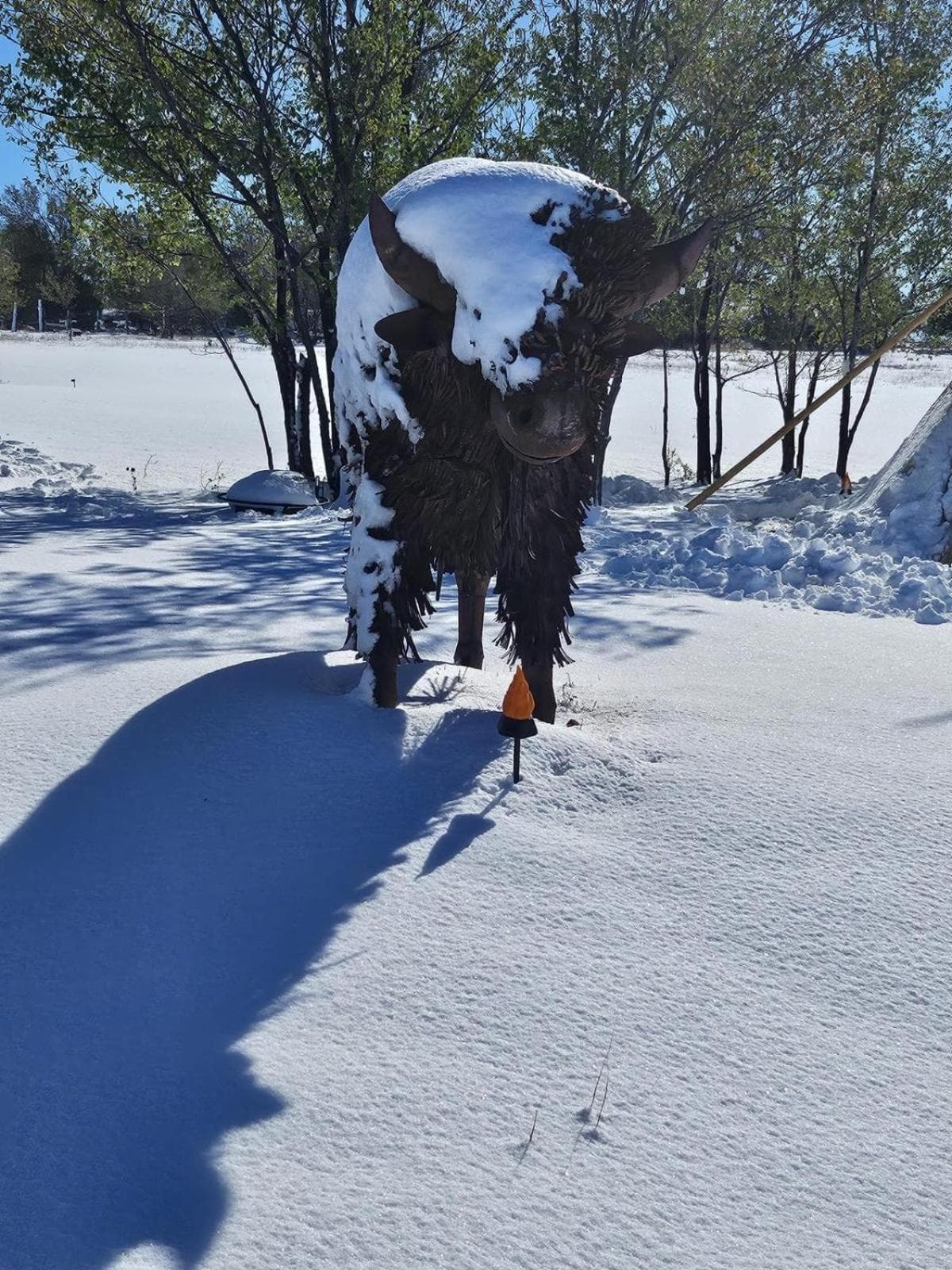 Apt 2- High Plains Lodge at Nomad Landing property views in Clayton, NM — gallery photo 3