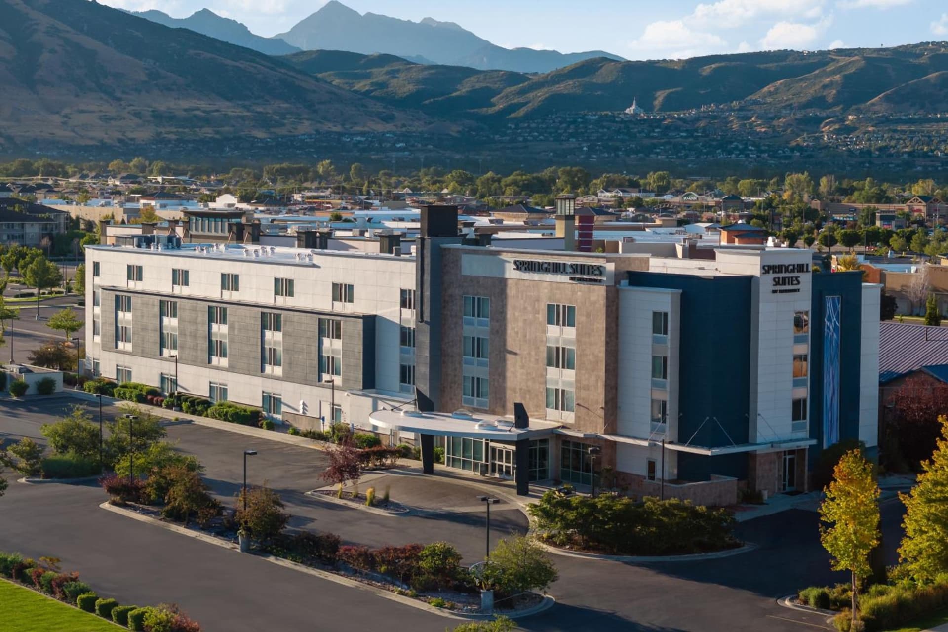 SpringHill Suites by Marriott Salt Lake City Draper featured exterior or lobby in Draper, UT — similar hotel