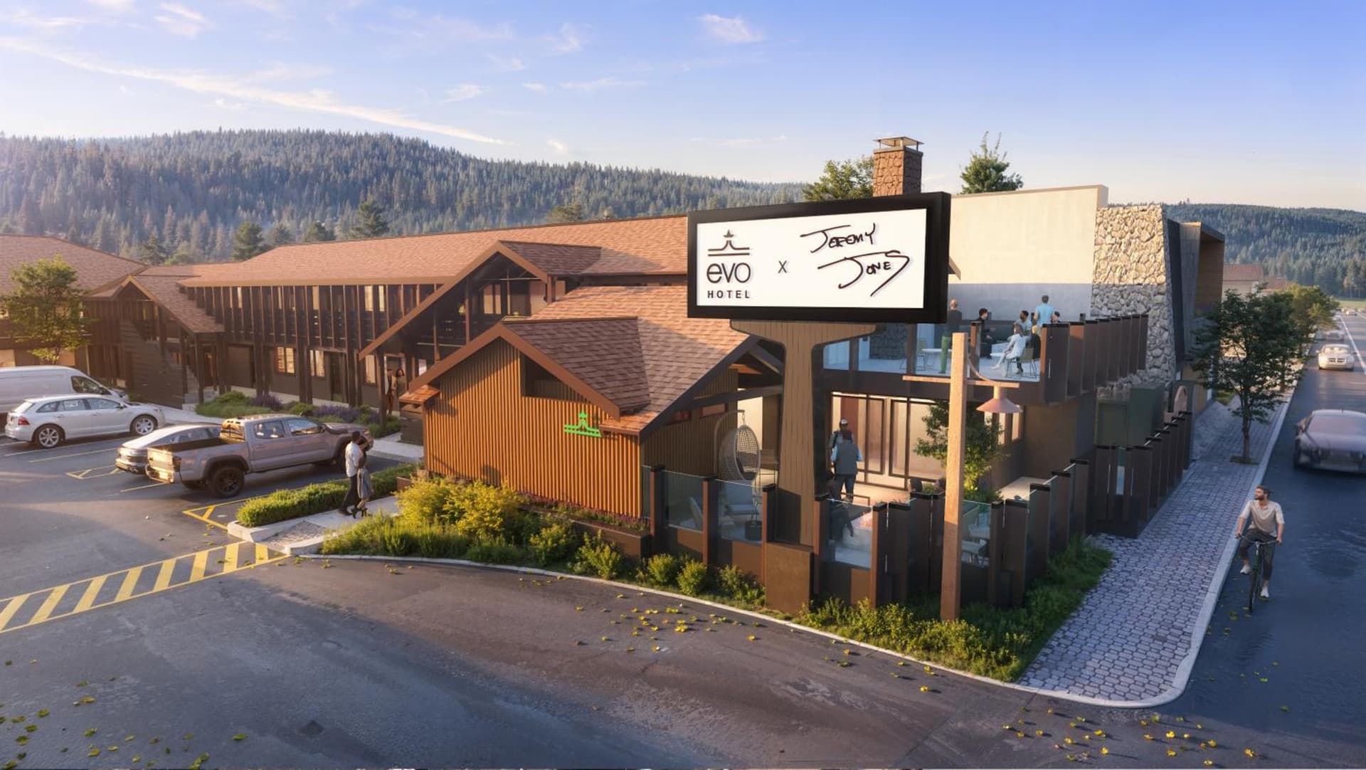 evo Hotel Tahoe City property views in Tahoe City, CA — gallery photo 3