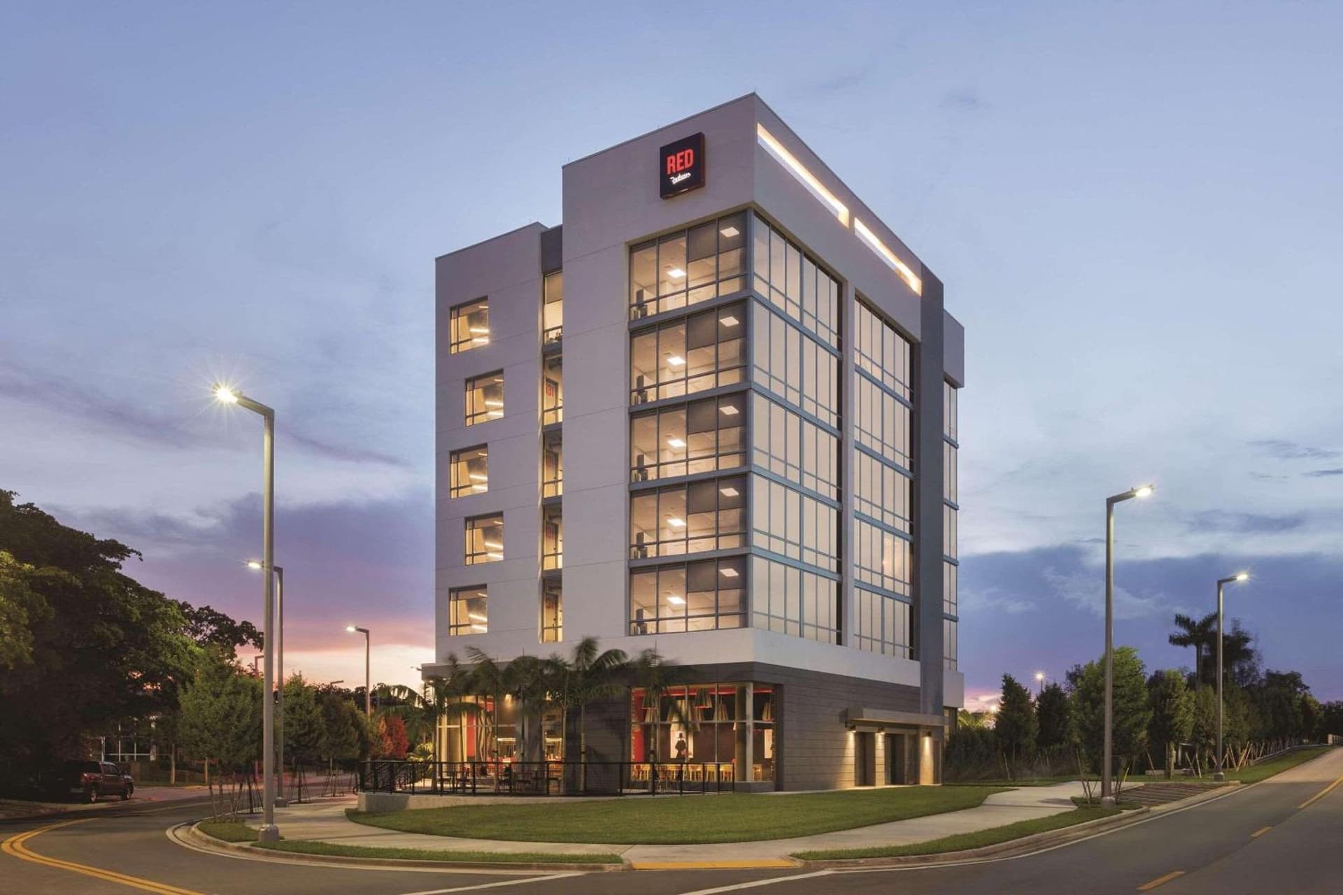 Radisson RED Miami Airport featured exterior or lobby in Miami, FL — similar hotel