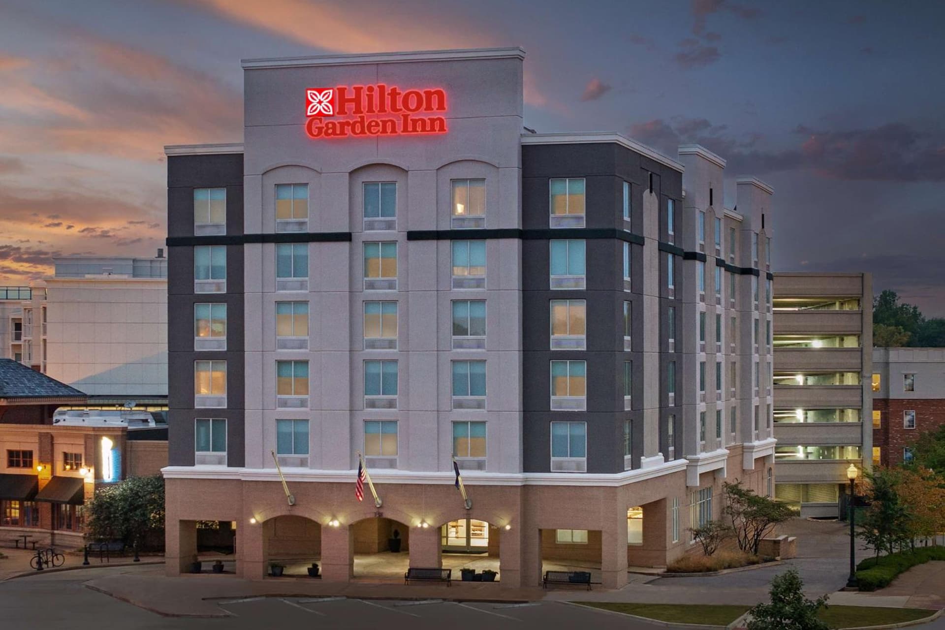 Hilton Garden Inn West Lafayette Wabash Landing property views in Lafayette, IN — gallery photo 3