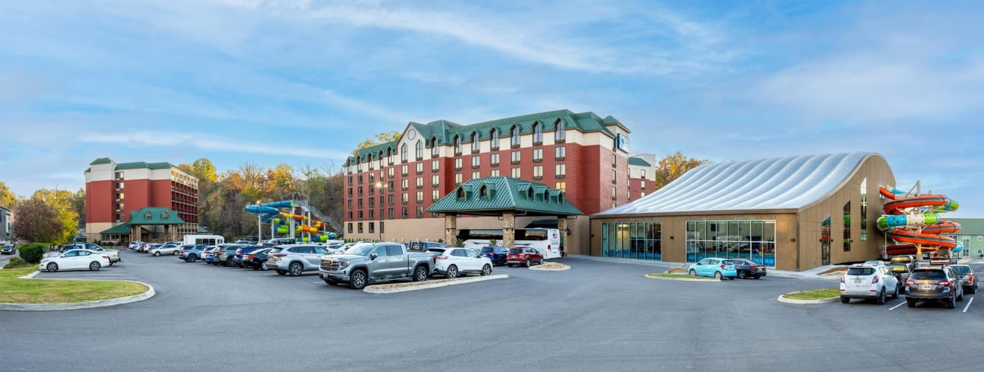 Country Cascades Waterpark Resort featured exterior or lobby in Pigeon Forge, TN — similar hotel