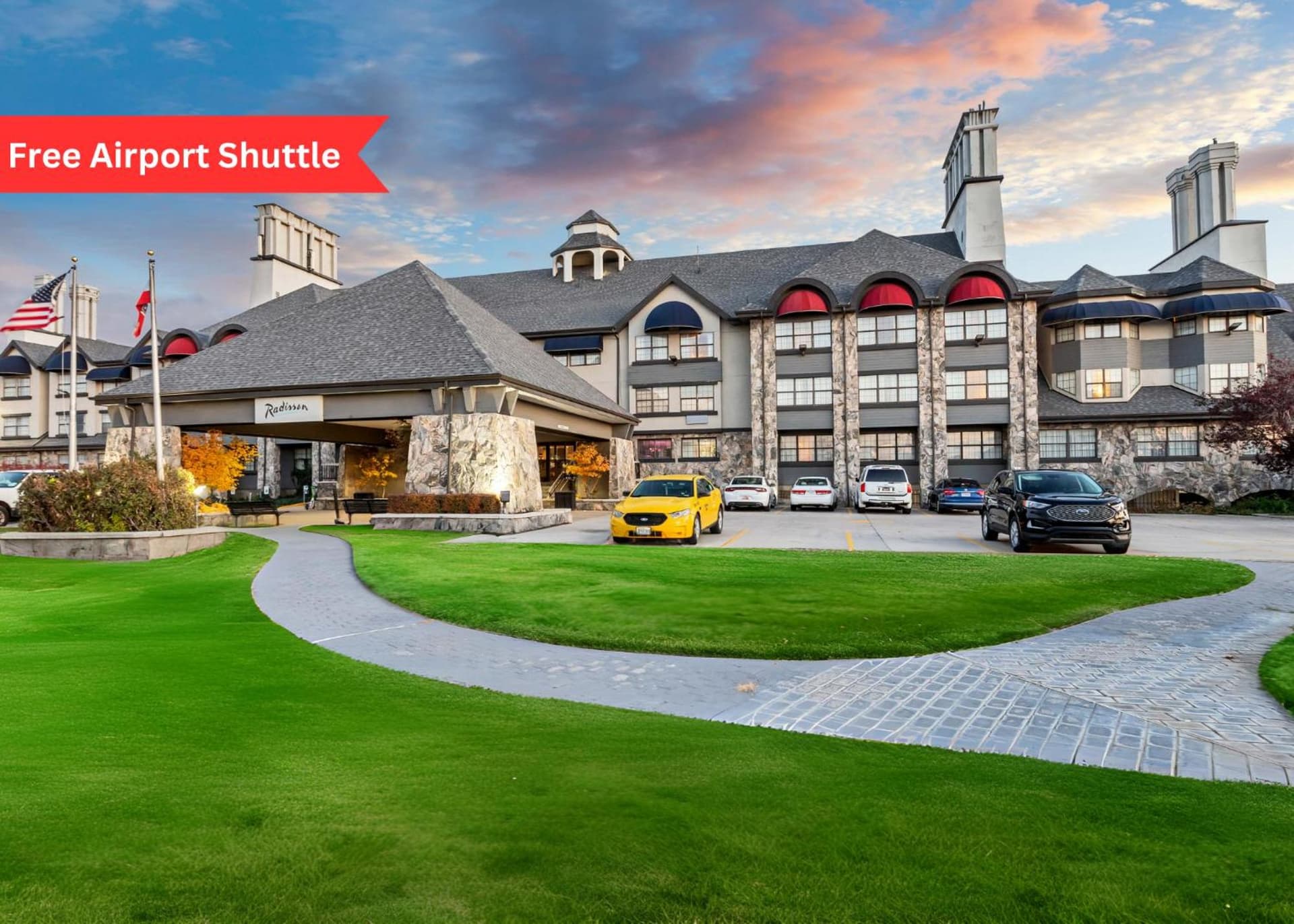 Radisson Hotel Salt Lake City Airport featured exterior or lobby in Salt Lake City, UT — similar hotel