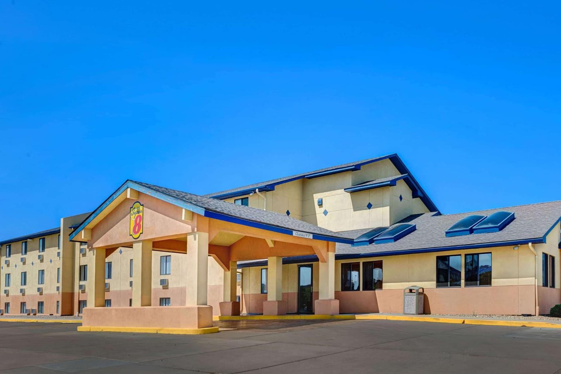 Super 8 by Wyndham Hutchinson featured exterior or lobby in Hutchinson, KS — similar hotel