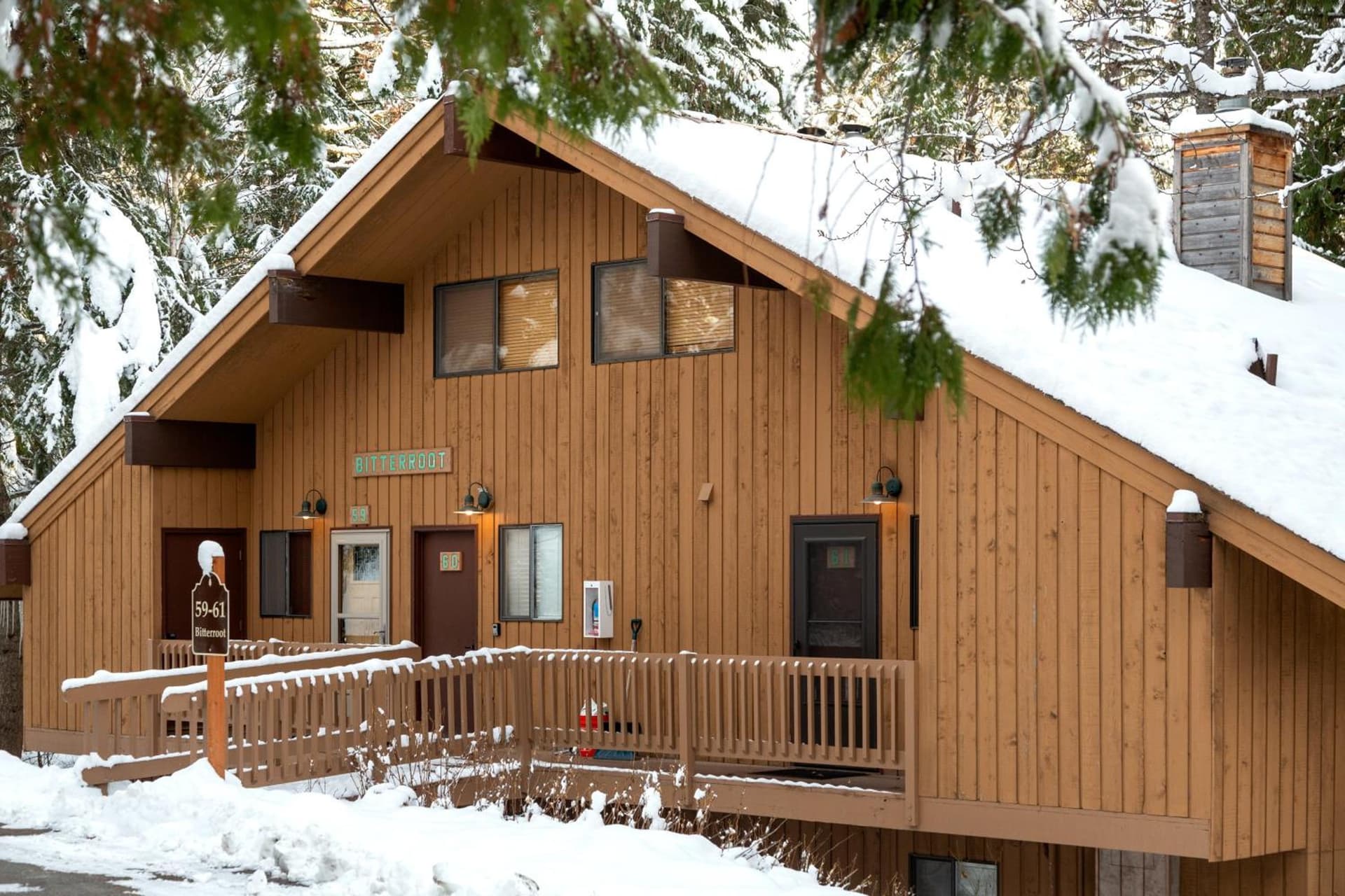 Among the Pines In Ptarmigan Village, Luxury Amenities & Near Mountain Resort property views in Whitefish, MT — gallery photo 3