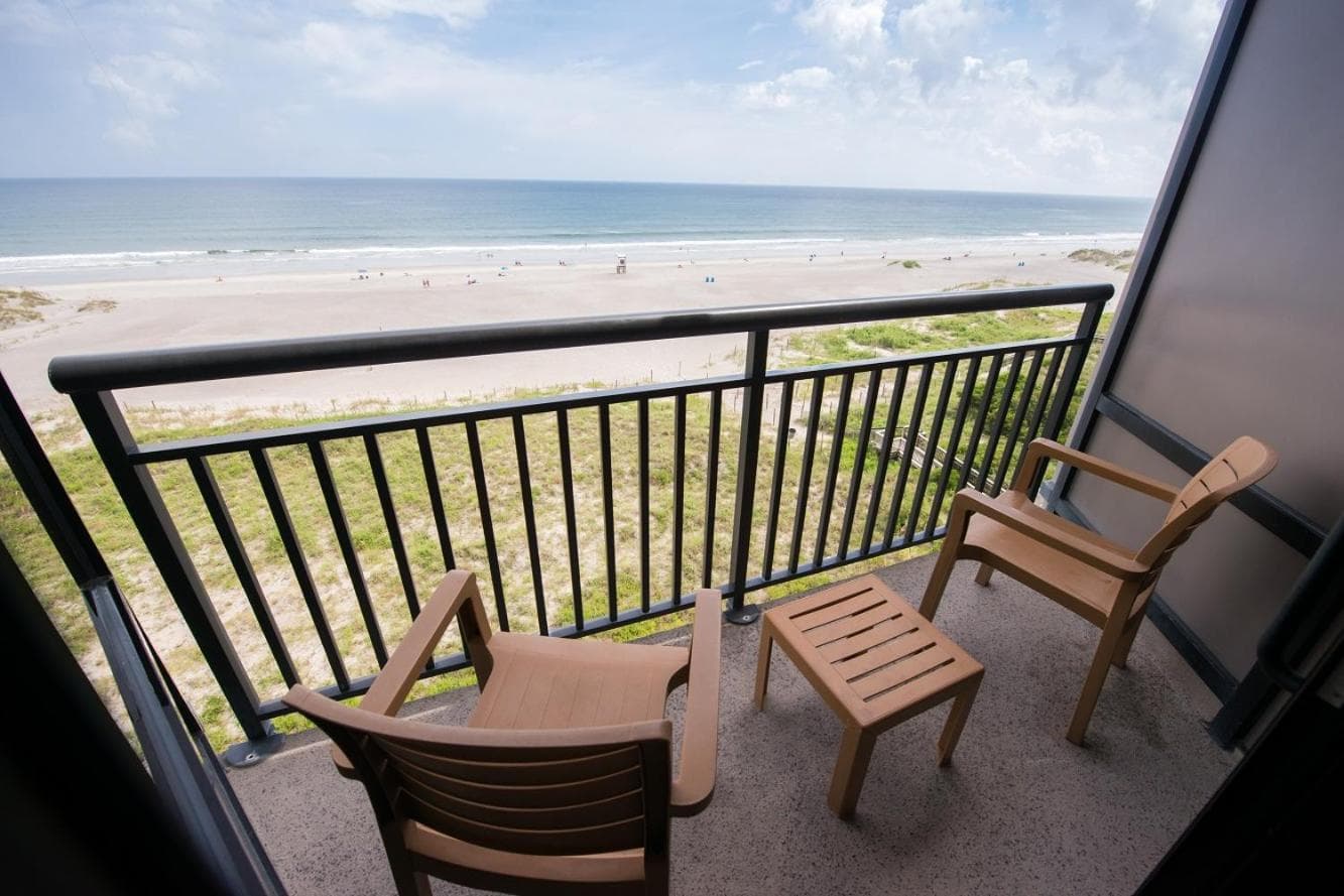 Shell Island Resort - All Oceanfront Suites property views in Wrightsville Beach, NC — gallery photo 3