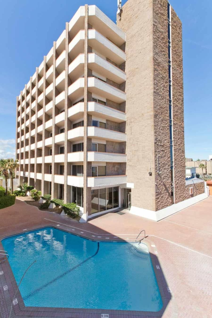 Padre South Hotel On The Beach exterior or lobby in South Padre Island, TX — main listing photo
