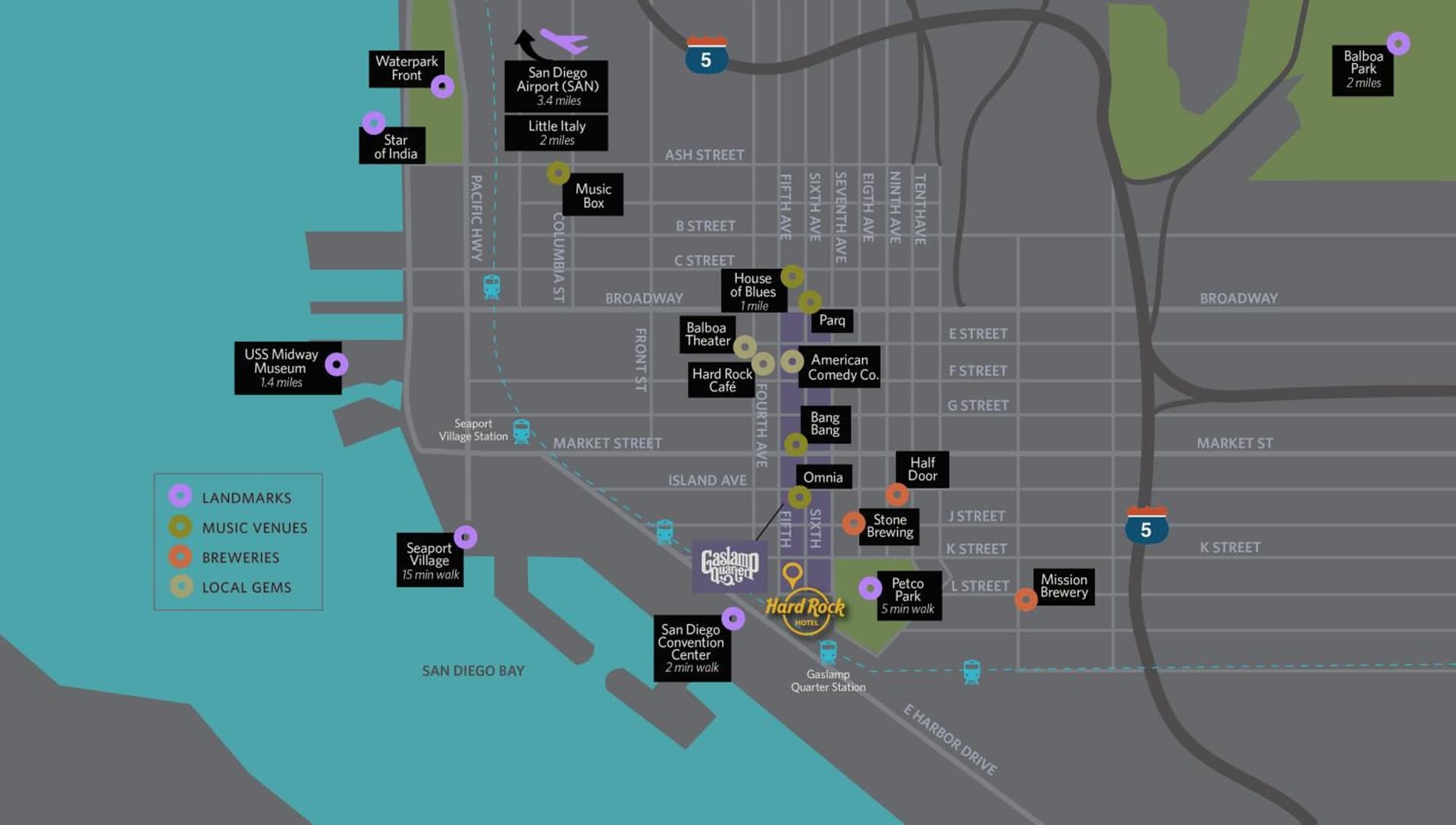 Hard Rock Hotel San Diego gallery photo in San Diego, CA — image 68
