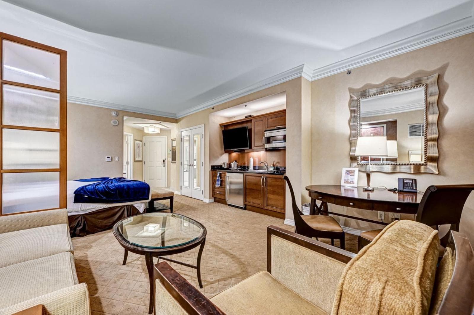 Suite Spot LV II at MGM Balcony F1 View gallery photo in Paradise, NV — image 24