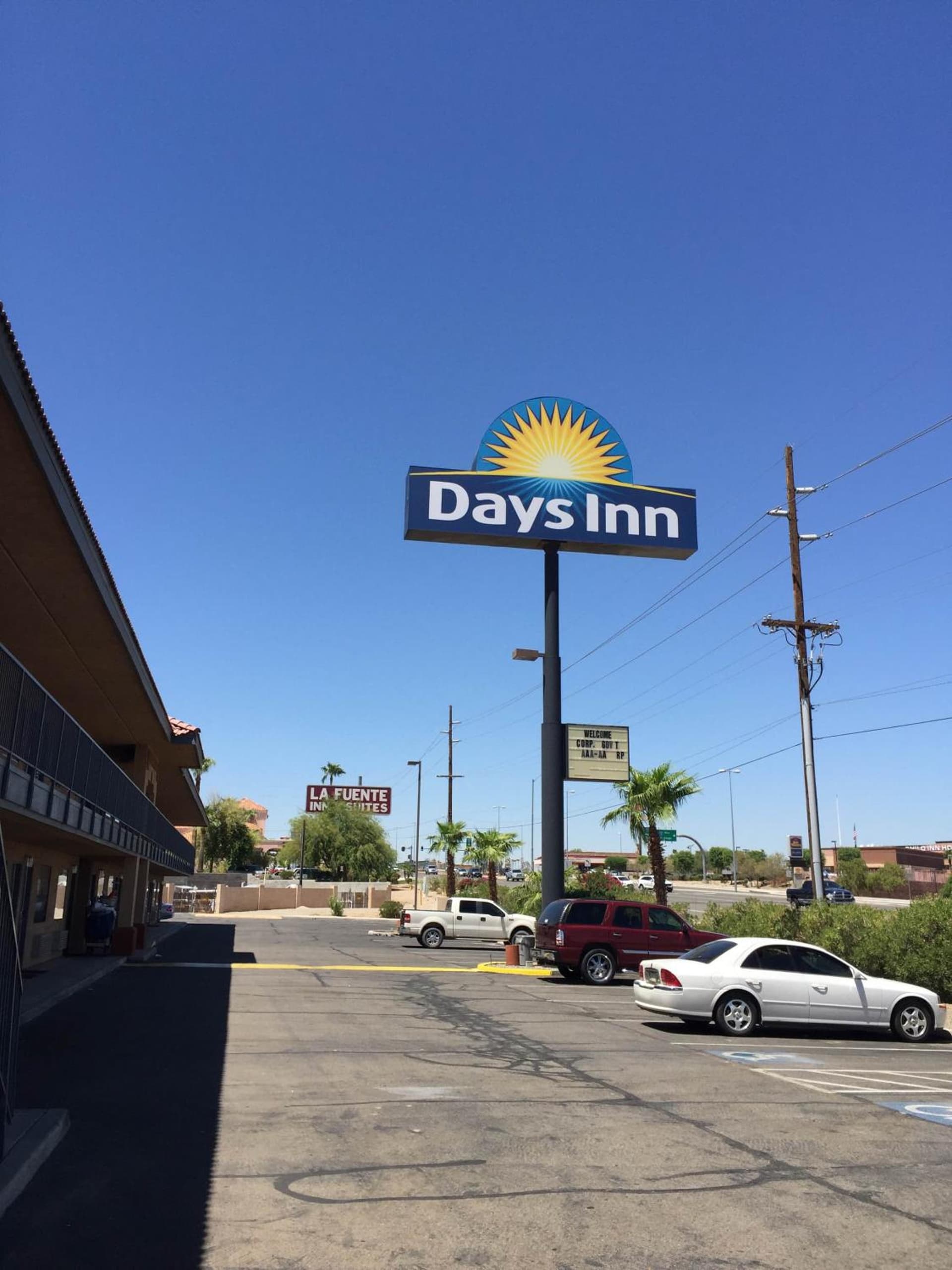 Days Inn by Wyndham Yuma property views in Yuma, AZ — gallery photo 3