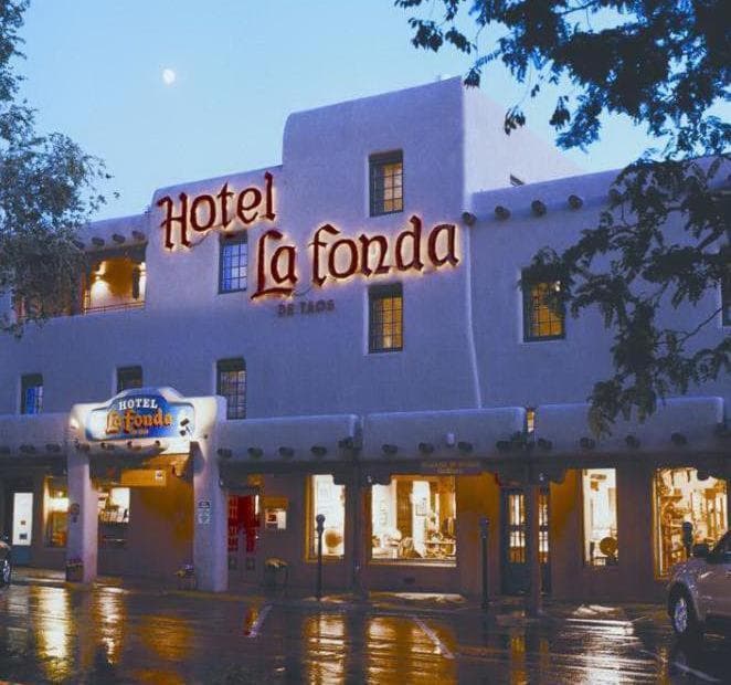 Hotel La Fonda de Taos featured exterior or lobby in Taos, NM — similar hotel