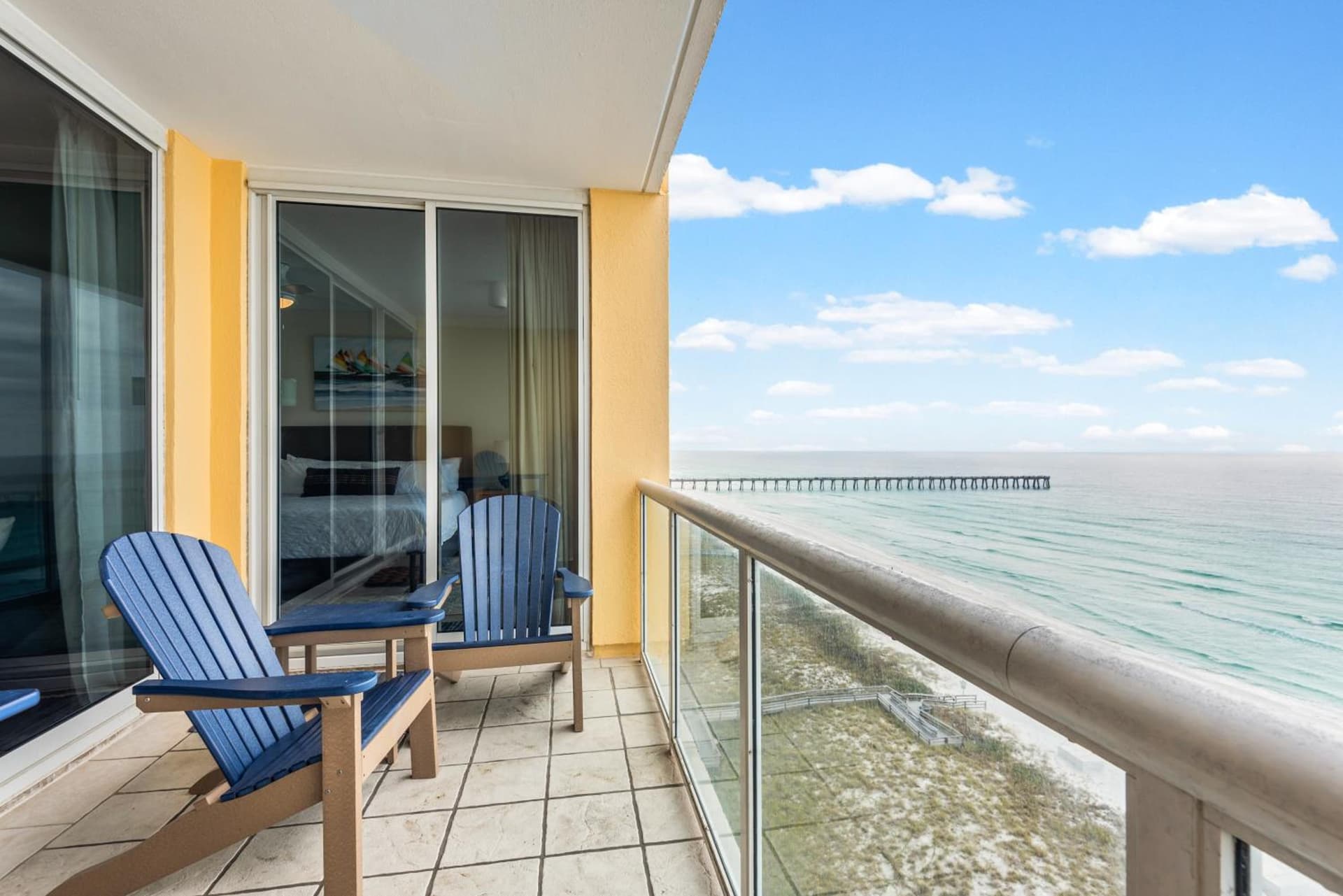 Modern Gulf Front Condo, Pool, 2 Hot Tubs, Platinum Beach Service, Endless Views property views in Navarre, FL — gallery photo 3