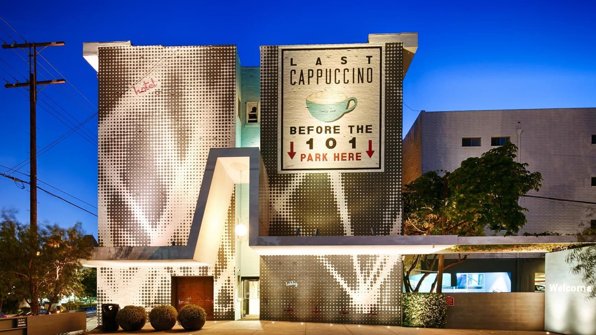 The Hollywood Franklin Hotel near Universal Studios exterior or lobby in Los Angeles, CA — main listing photo