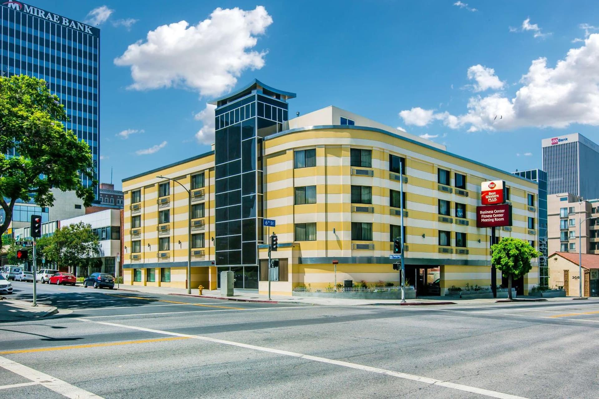 Best Western Plus LA Mid-Town Hotel exterior or lobby in Los Angeles, CA — main listing photo