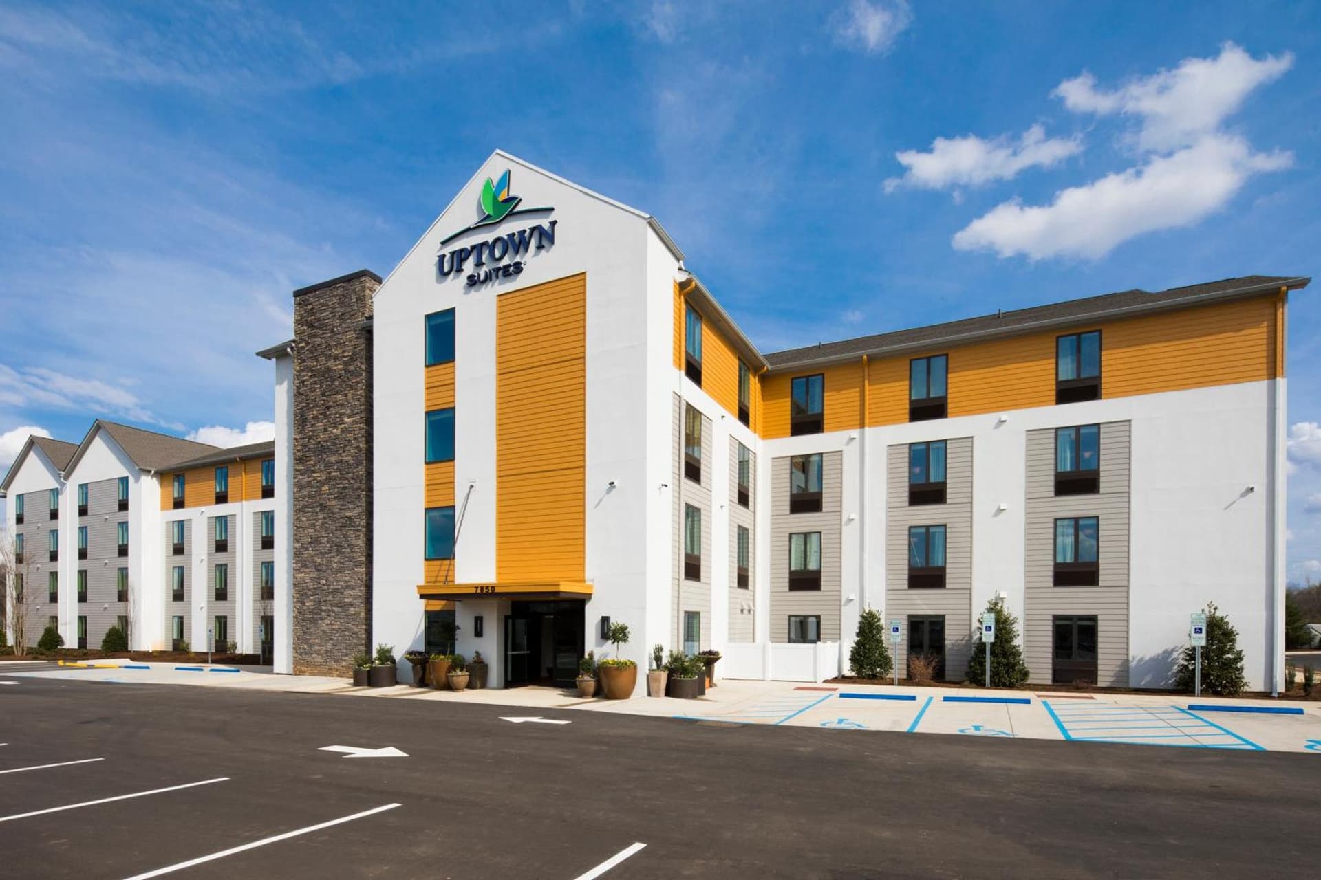 Uptown Suites Extended Stay Charlotte NC - Concord exterior or lobby in Concord, NC — main listing photo