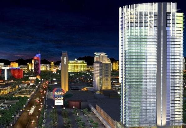 Palms Place Studio with Balcony & Strip View featured exterior or lobby in Las Vegas, NV — similar hotel
