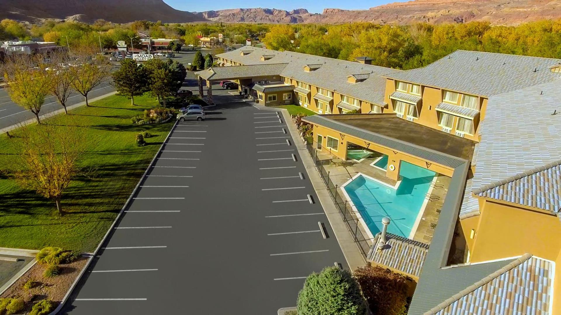Moab Valley Inn property views in Moab, UT — gallery photo 3