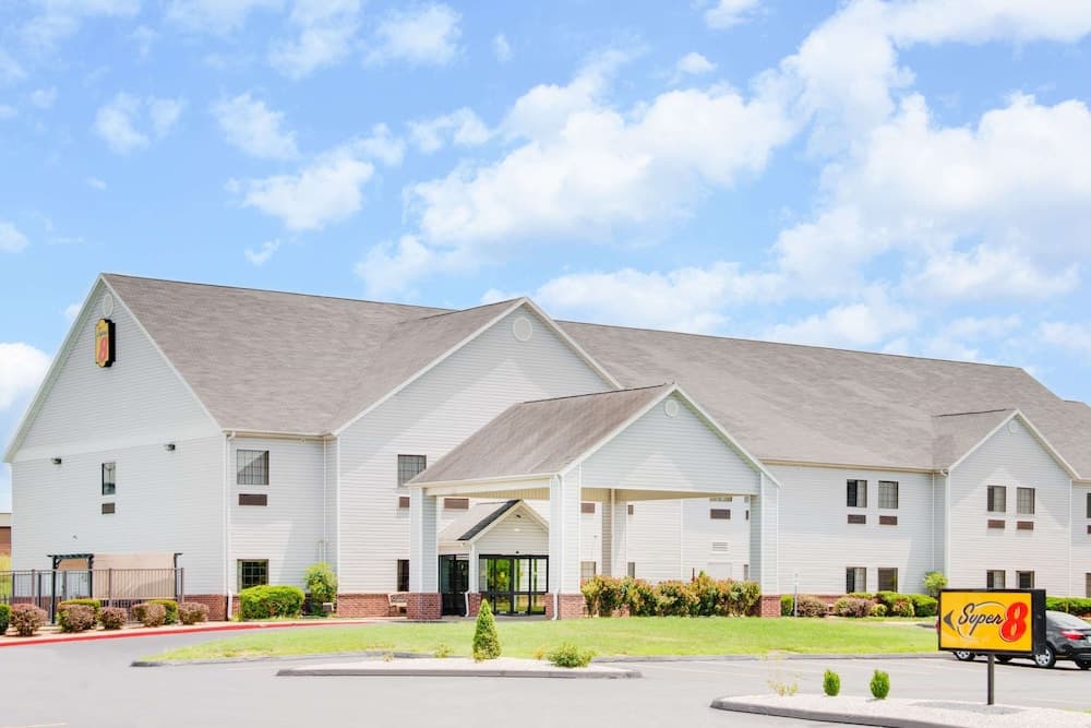 Super 8 by Wyndham Monett featured exterior or lobby in Monett, MO — similar hotel