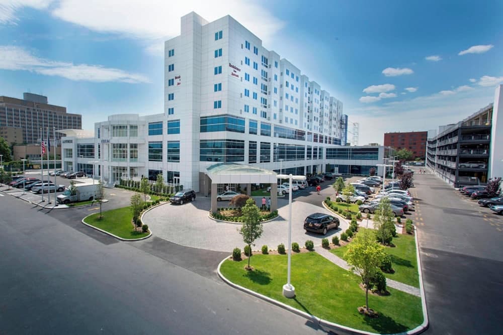 Residence Inn New York The Bronx At Metro Center Atrium featured exterior or lobby in Bronx, NY — similar hotel