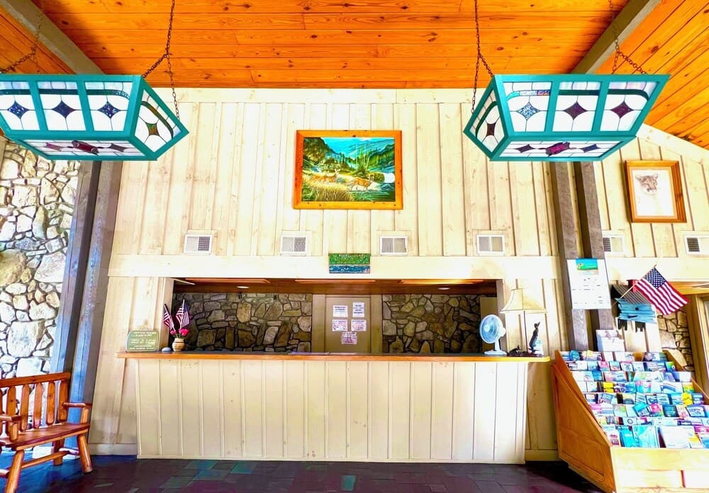 Newfound Lodge on the river property views in Cherokee, NC — gallery photo 3