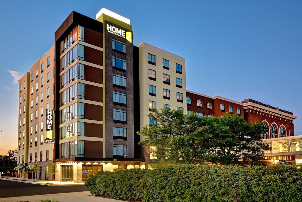 Home2 Suites by Hilton Kalamazoo Downtown exterior or lobby in Kalamazoo, MI — main listing photo