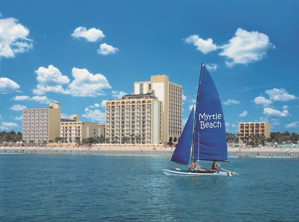 Sea Mist Oceanfront Resort featured exterior or lobby in Myrtle Beach, SC — similar hotel