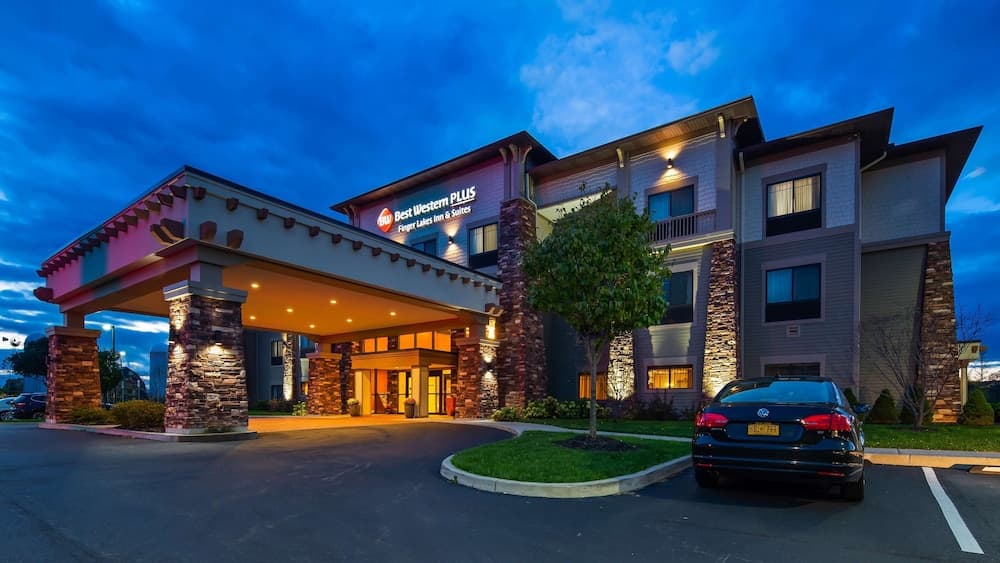 Best Western Plus Finger Lakes Inn & Suites featured exterior or lobby in Cortland, NY — similar hotel
