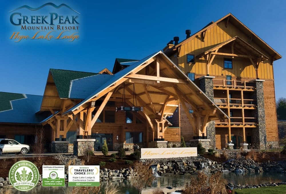 Hope Lake Lodge & Indoor Waterpark featured exterior or lobby in Cortland, NY — similar hotel