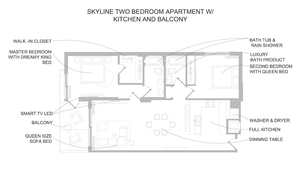 Bay Breeze Premium Apartments By Eskape Collection interior in Bay Harbor Islands, FL — gallery photo 2