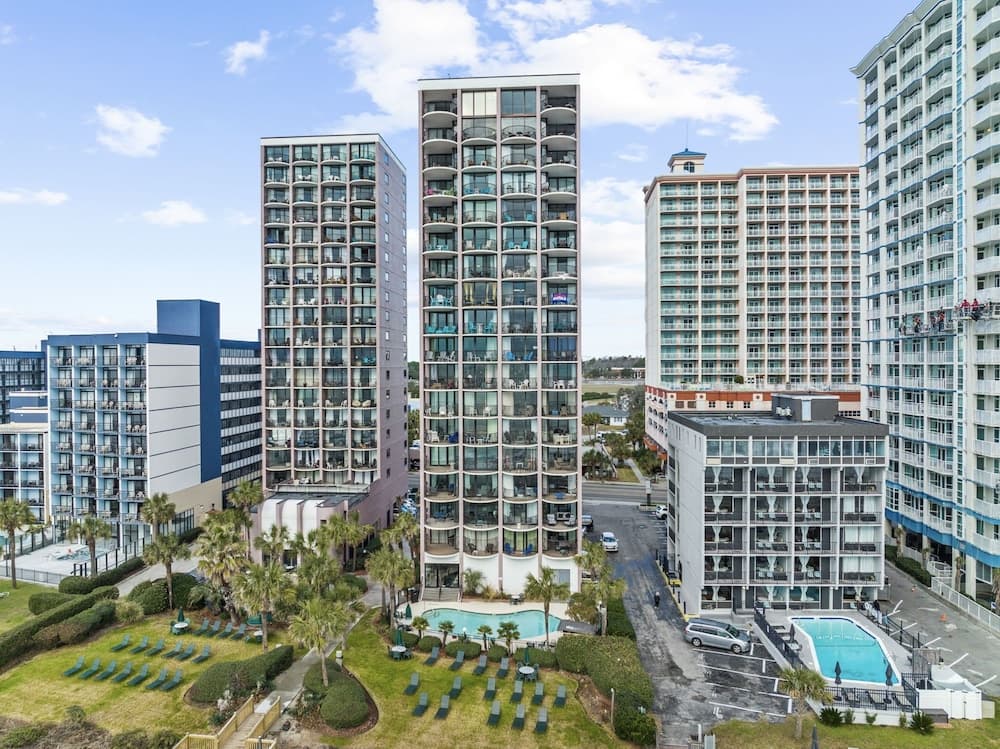 Newly Renovated Oceanfront 1BR Condo featured exterior or lobby in Myrtle Beach, SC — similar hotel