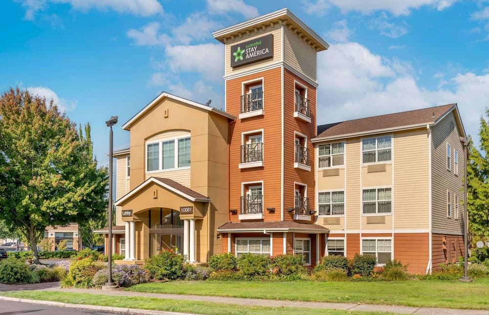 Extended Stay America Suites Portland Hillsboro featured exterior or lobby in Hillsboro, OR — similar hotel